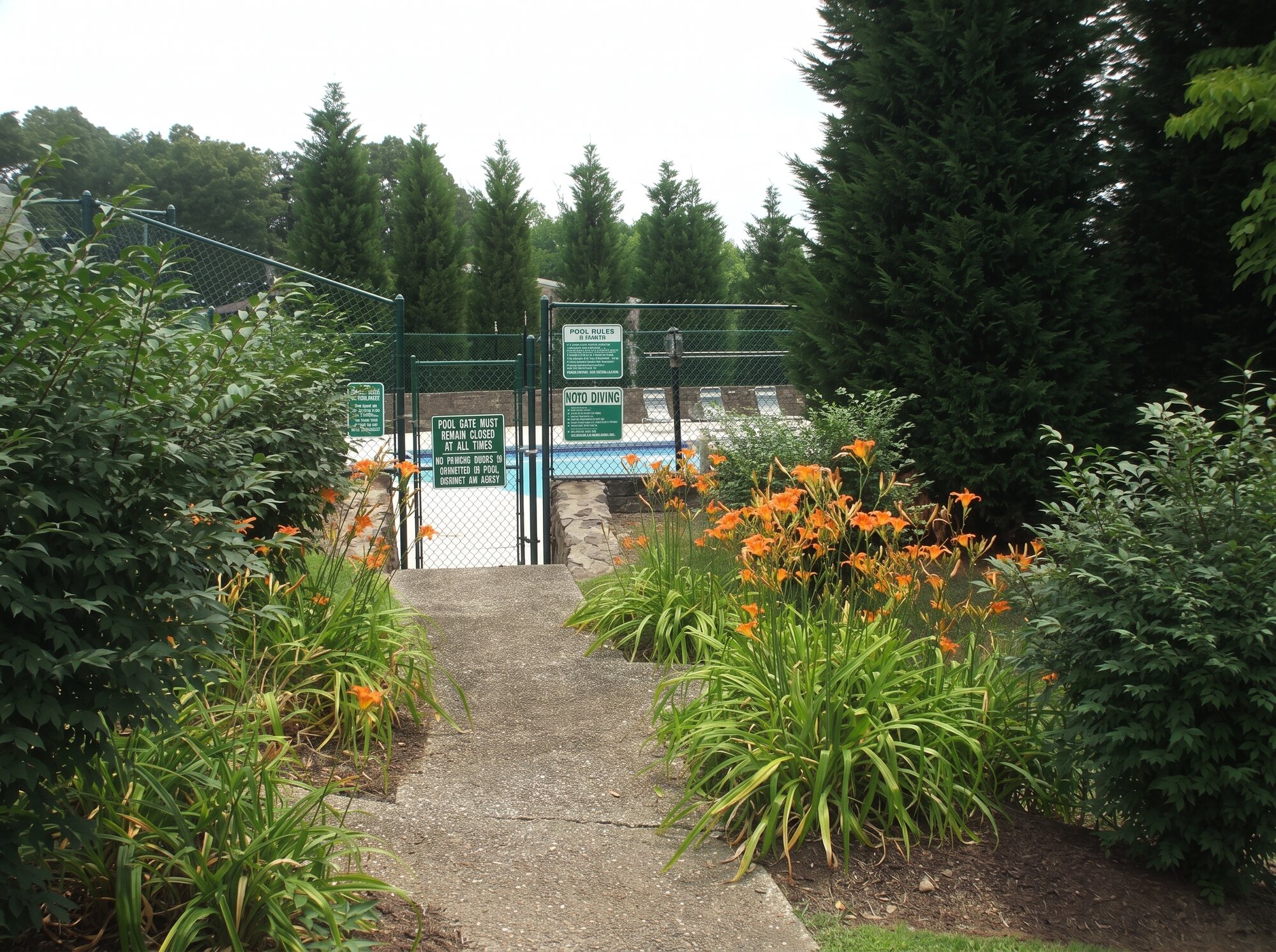 Path to the pool