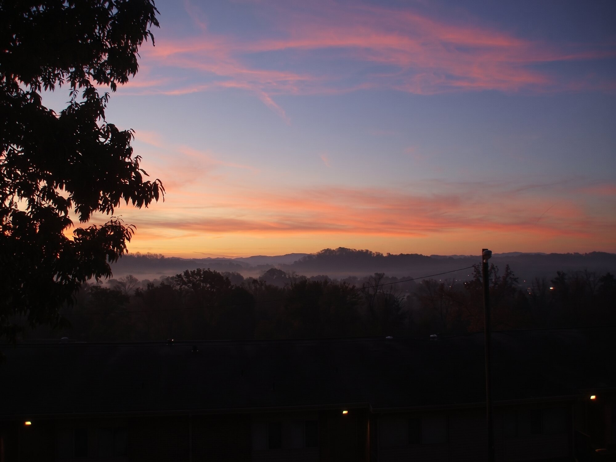 Sunrise over the ridge