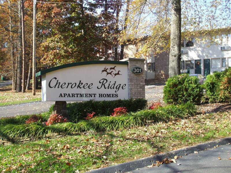 Cherokee Ridge sign
